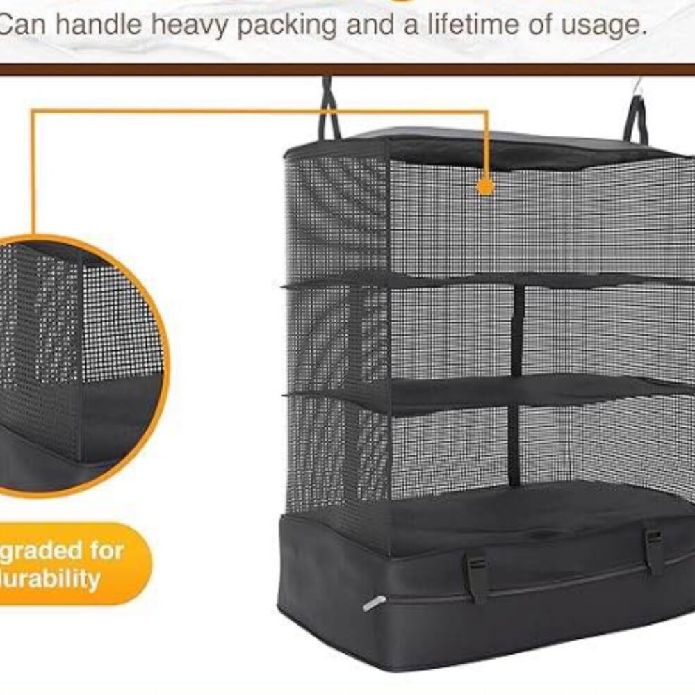 New Project Sol Carry on closet hanging travel shelves cruise plane or car pack